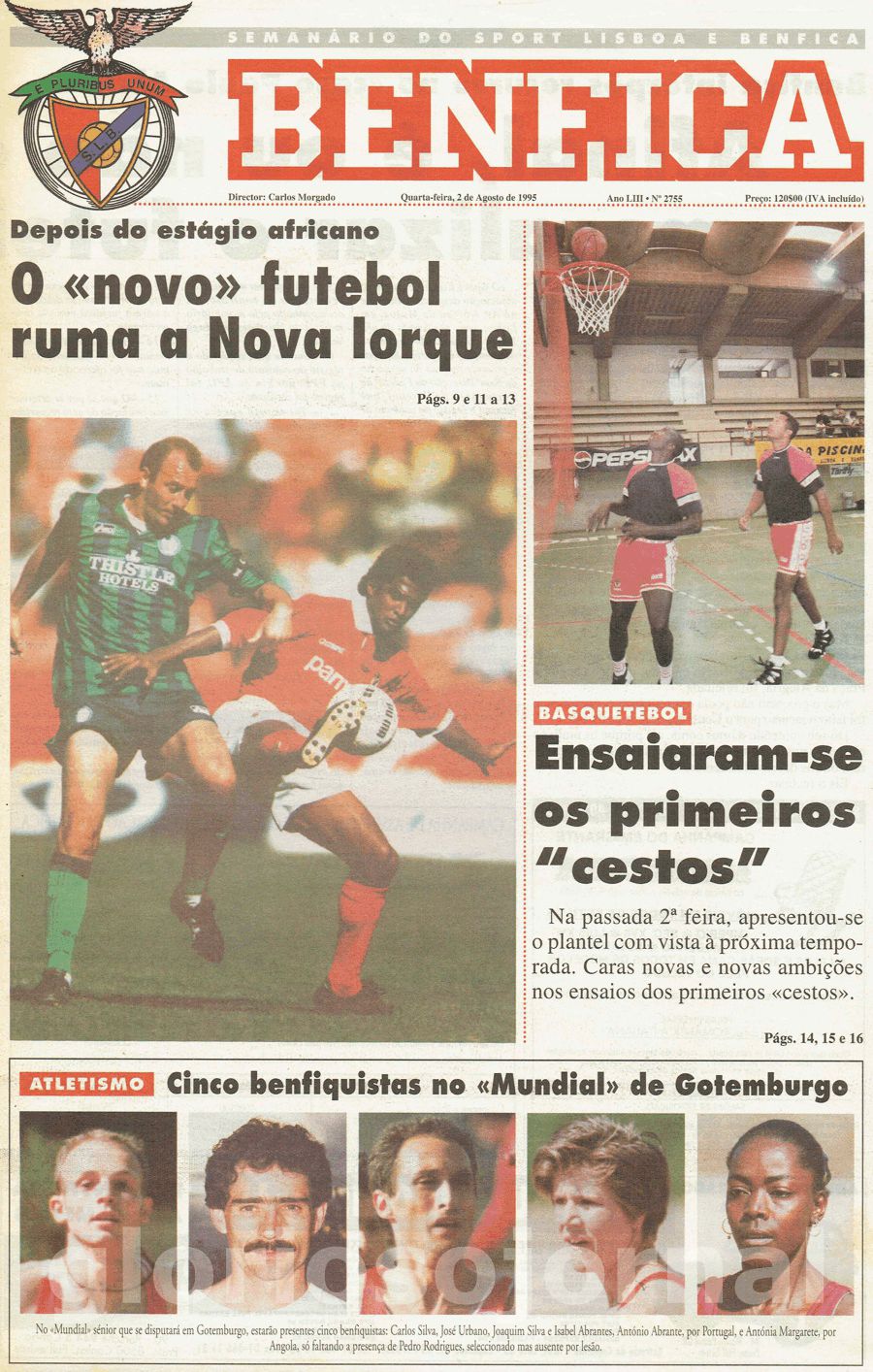 jornal o benfica 2755 1995-08-02